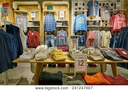 MILAN, ITALY - CIRCA NOVEMBER, 2017: inside Alcott store in Milan.