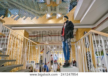 MILAN, ITALY - CIRCA NOVEMBER, 2017: inside Alcott store in Milan.