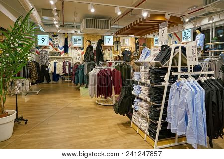 MILAN, ITALY - CIRCA NOVEMBER, 2017: inside Alcott store in Milan.