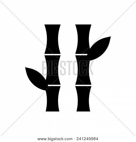 Bamboo Vector Icon On White Background. Bamboo Modern Icon For Graphic And Web Design. Bamboo Icon S