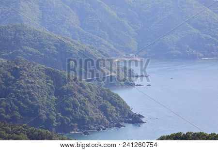 Japan Sea Coastline In Tsuruga Bay Fukui Japan