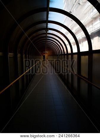 Walking In The Tunnel Of Italian Hopital