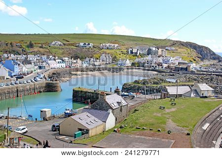 Portpatrick Village On The West Coast Of Galloway, Scotland