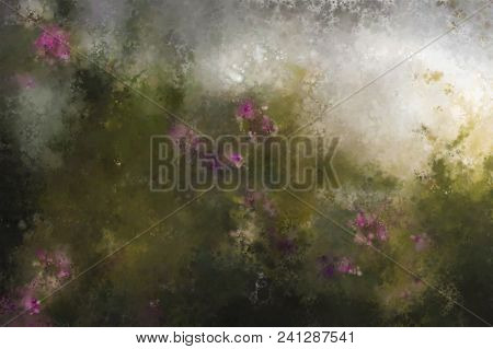 Artistic Abstract Watercolor Painting With Subtle Paper Texture. Art Expressive Background
