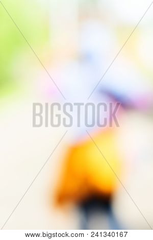 Abstrack Of Yellow, Green, Blue Blur Background. Bright Blur Background