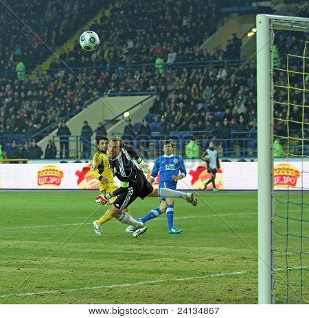 Metalist Charkow gegen Dnipro-Fußballspiel