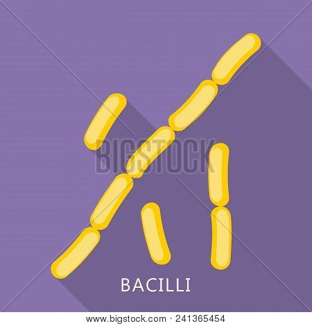 Bacilli Icon. Flat Illustration Of Bacilli Vector Icon For Web Design