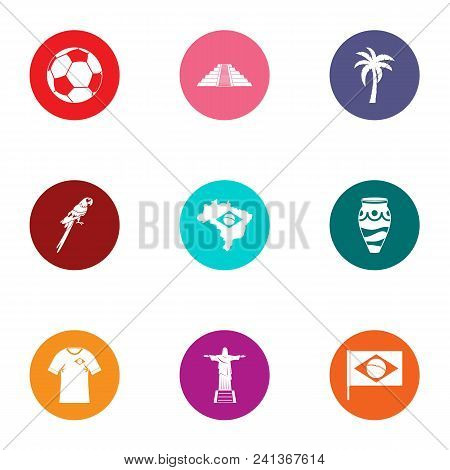 Easy Life Icons Set. Flat Set Of 9 Easy Life Vector Icons For Web Isolated On White Background