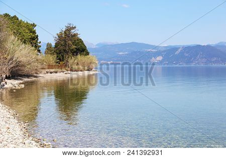 Landscape Of Beach At Aigio Achaia Peloponnese Greece