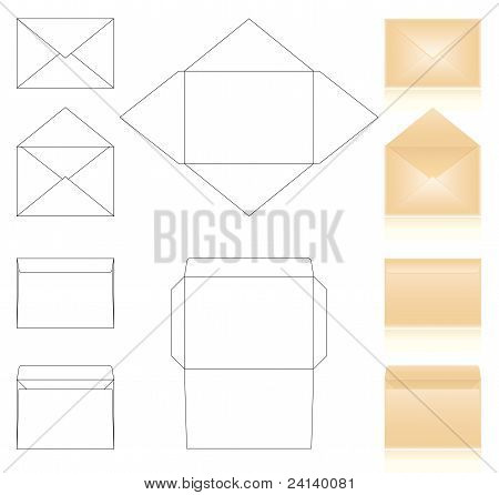 modèles d'enveloppes