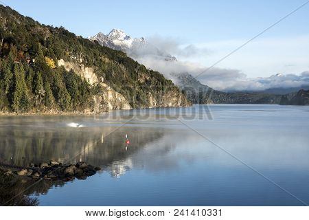 Autumn Colors In Nahuel Huapi Lake, Patagonia - Argentina, Near Bariloche