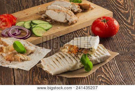 Fast Food. Eastern Food. Shish Kebab, Lyulya-kebab, Shaverma, Pita Gyros, Shawarma. Street Food. Sha
