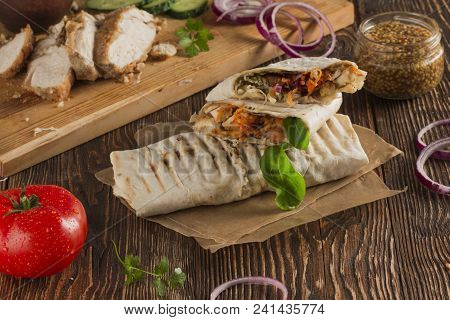 Fast Food. Eastern Food. Shish Kebab, Lyulya-kebab, Shaverma, Pita Gyros, Shawarma. Street Food. Sha
