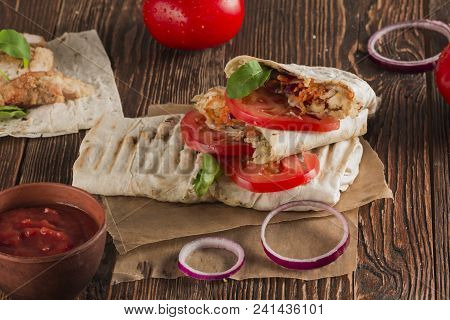 Fast Food. Eastern Food. Shish Kebab, Lyulya-kebab, Shaverma, Pita Gyros, Shawarma. Street Food. Sha