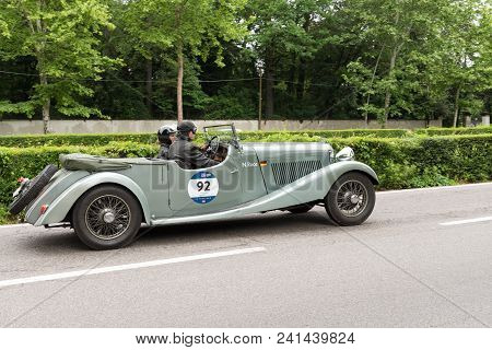 Monza, Italy - May 19 : Old Racing Car In Rally 