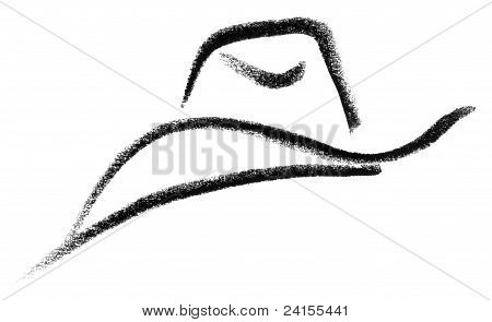 Cappello da cowboy Sketch
