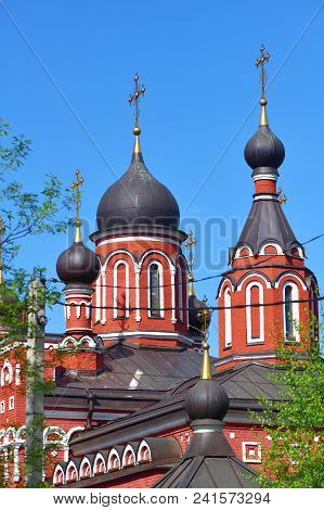 Skhodnya, Russia - Trinity Temple In A Skhodnya Russia