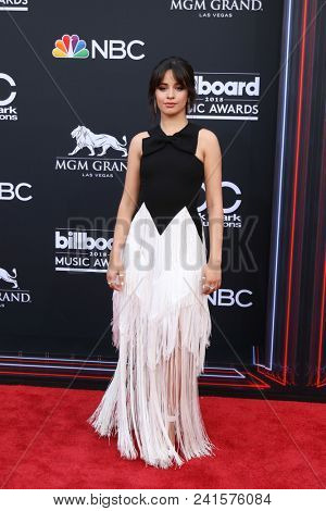 LAS VEGAS - MAY 20:  Camila Cabello at the 2018 Billboard Music Awards at MGM Grand Garden Arena on May 20, 2018 in Las Vegas, NV