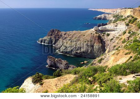 Fiolent Cape, Sortehavet, Ukraine