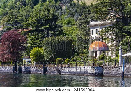 View At Town Sala Comacina On Como Lake In Italy
