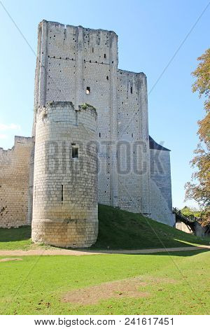Exterior Walls Of Loches Donjon And Keep, France