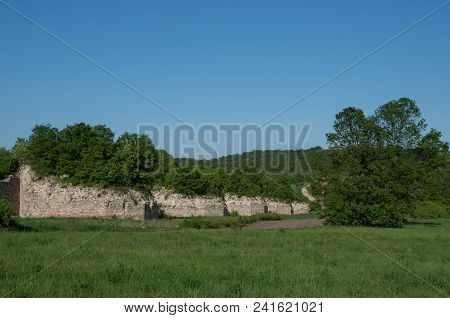 Towers And Wall Of Felix Romuliana, Ancient Roman Emperor Galerius Palace, Zajecar, Serbia, Unesco W