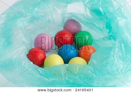 Bonbons colorés.