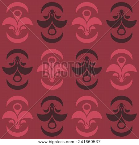 Seamless Pattern On Abstract Theme. Can Use As A Background For Any Materials, Sites And Packages. V