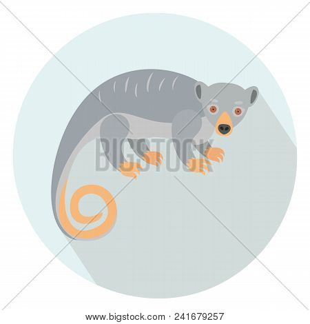 Cute Couscous On Blue Background. Vector Illustration.