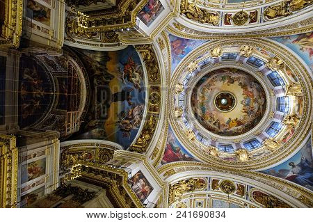 Interior Of Saint Isaac Cathedral