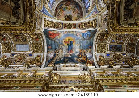 Interior Of Saint Isaac Cathedral