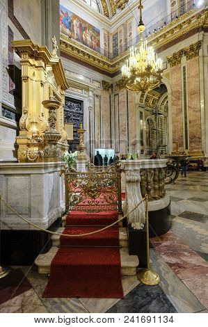 Interior Of Saint Isaac Cathedral