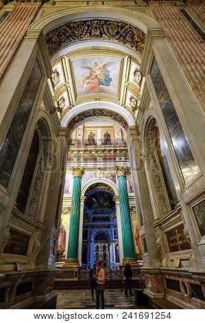 Interior Of Saint Isaac Cathedral