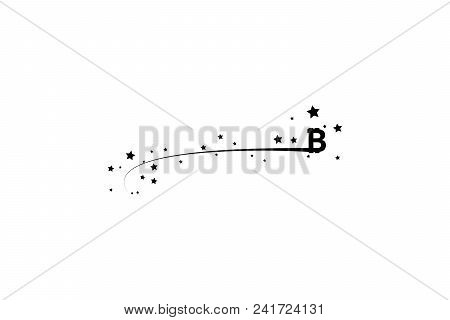 Bitcoin Coin With Fast Speed Motion Lines. Abstract Falling Bitcoin- Black Shooting Bitcoin With Ele
