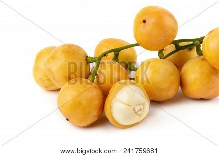 Rambeh Tropical Fruit Isolated On A White Background
