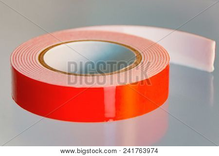 Red Ribbon With Two Sides, Red Red