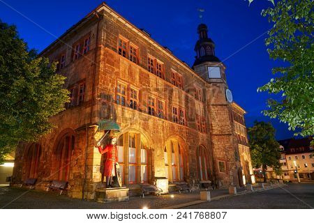 Stadt Nordhausen Rathaus city hall in Thuringia Germany