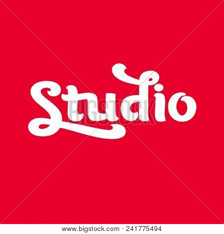 Handwritten Modern Brush Lettering Of Studio Swash