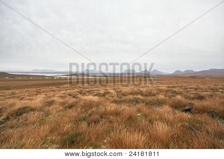 広いスコットランドの風景