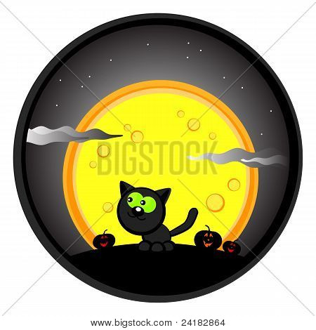 Halloweenl kat