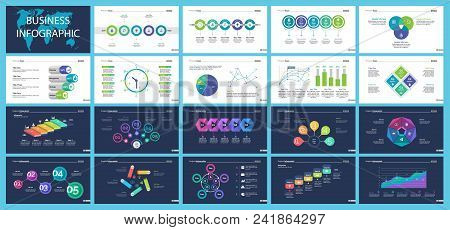 Business Inforgraphic Design Set For Strategy Concept. Can Be Used For Business Project, Annual Repo