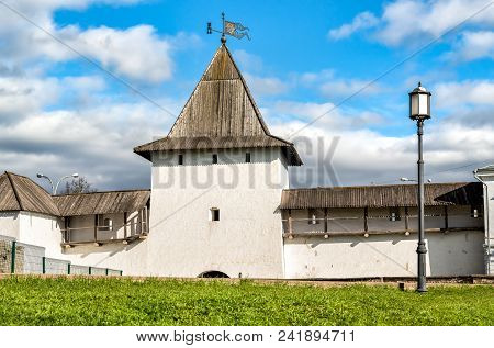 View Of The Pskov Krom Or Pskov Kremlin, Russia