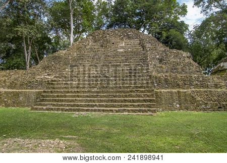 Maya Temple Complex Named Cahal Pech Located In Belize In Central America
