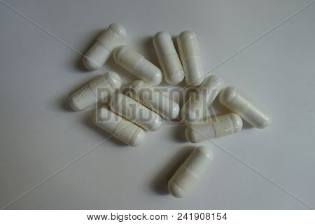 Veggie Capsules Of Magnesium Citrate From Above