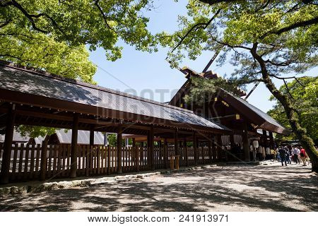 Nagoya, Japan - May 04, 2016: Atsuta-jingu., Atsuta Shrine In Nagoya, Japan., Public Place