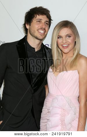 LOS ANGELES - MAY 22:  Morgan Evans, Kelsea Ballerini at the Gracies at the Beverly Wilshire Hotel on May 22, 2018 in Beverly Hills, CA