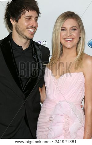 LOS ANGELES - MAY 22:  Morgan Evans, Kelsea Ballerini at the Gracies at the Beverly Wilshire Hotel on May 22, 2018 in Beverly Hills, CA