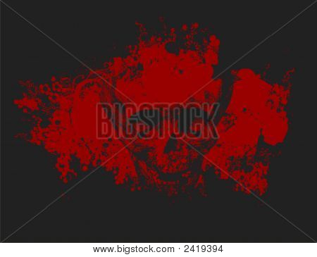 Zombie Skull Illustration
