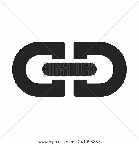 Link Icon Simple Vector Sign And Modern Symbol. Link  Vector Icon Illustration, Editable Stroke Elem