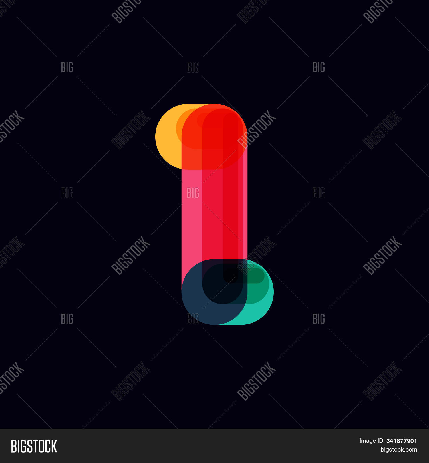 Letter Vivid Logo Vector & Photo (Free Trial) | Bigstock